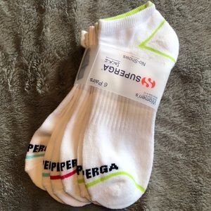 NWT 3 pairs Superga no-show socks